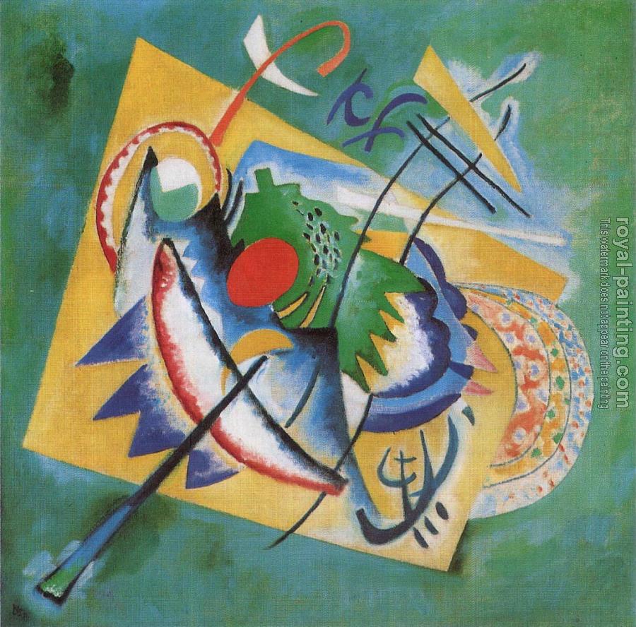 Wassily Kandinsky : Ovalo rojo